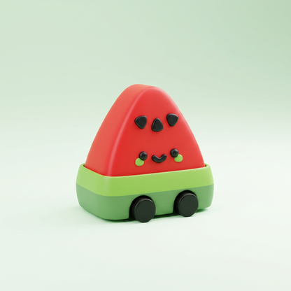 Watermelon Flexi Fidget Clicker Without Keychain